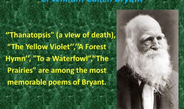 The prairies by william cullen bryant