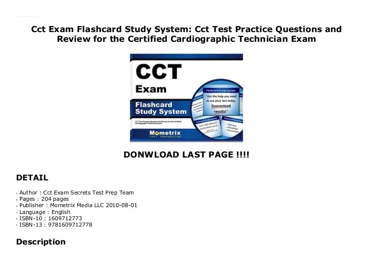 Cct exam questions and answers pdf