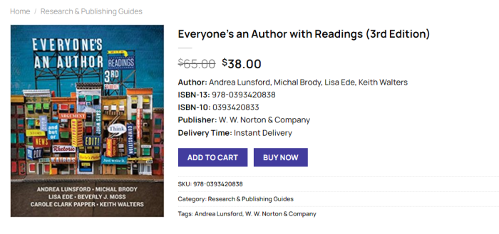 Everyone's an author with readings 3rd edition