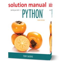 Tony gaddis starting out with python 4th edition